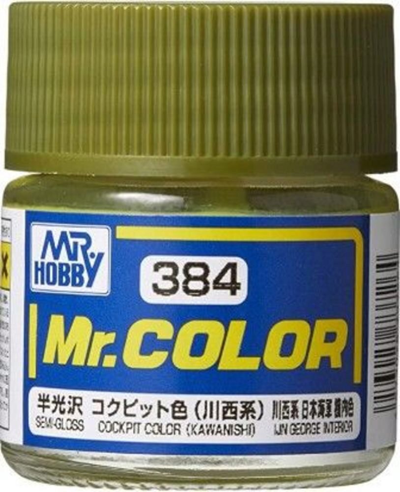 Mr Hobby - Gunze C-384 Mr. Color (10 ml) Cockpit Color (Kawanishi) seidenmatt