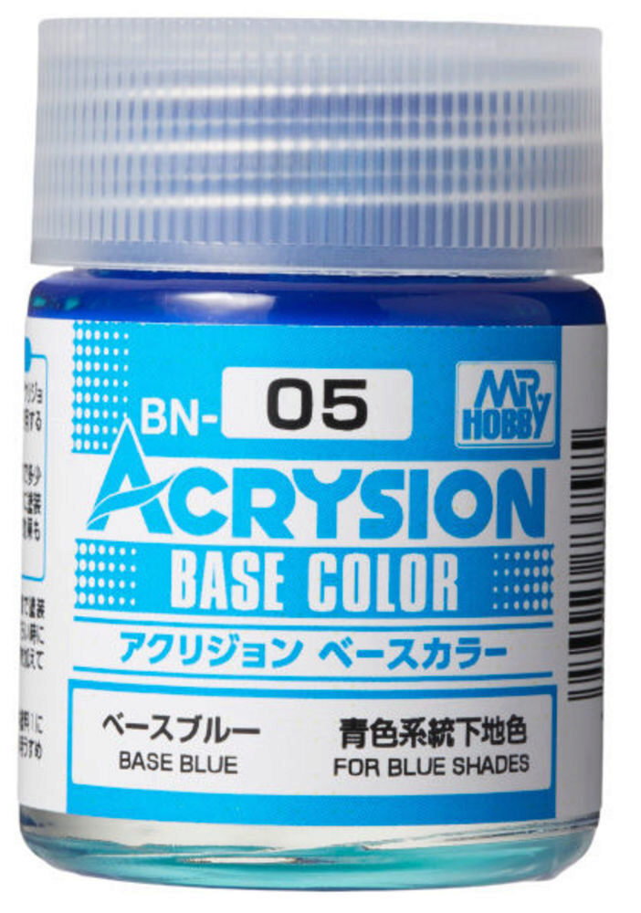 Mr Hobby - Gunze BN-05 Acrysion Base Color (18 ml) Base Blue
