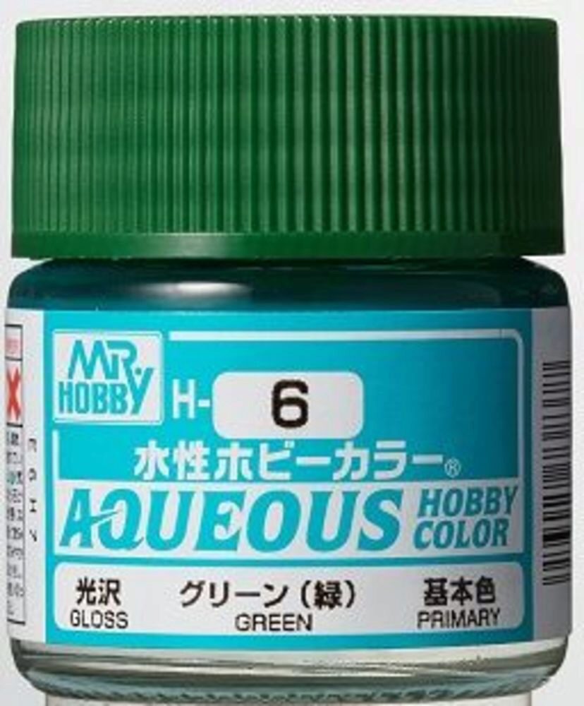 Mr Hobby - Gunze H-006 Aqueous Hobby Colors (10 ml) Green glänzend