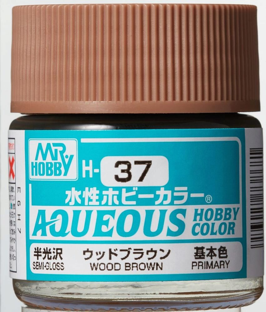 Mr Hobby - Gunze H-037 Aqueous Hobby Colors (10 ml) Wood Brown glänzend