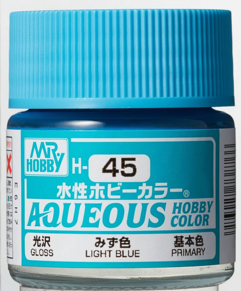 Mr Hobby - Gunze H-045 Aqueous Hobby Colors (10 ml) Light Blue glänzend