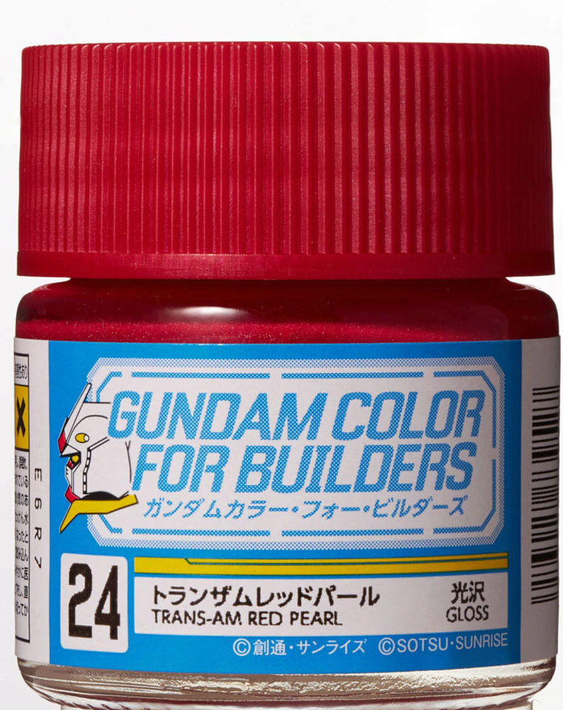 Mr Hobby - Gunze UG-24 Gundam Color For Builders (10ml) TRANS-AM RED PEARL