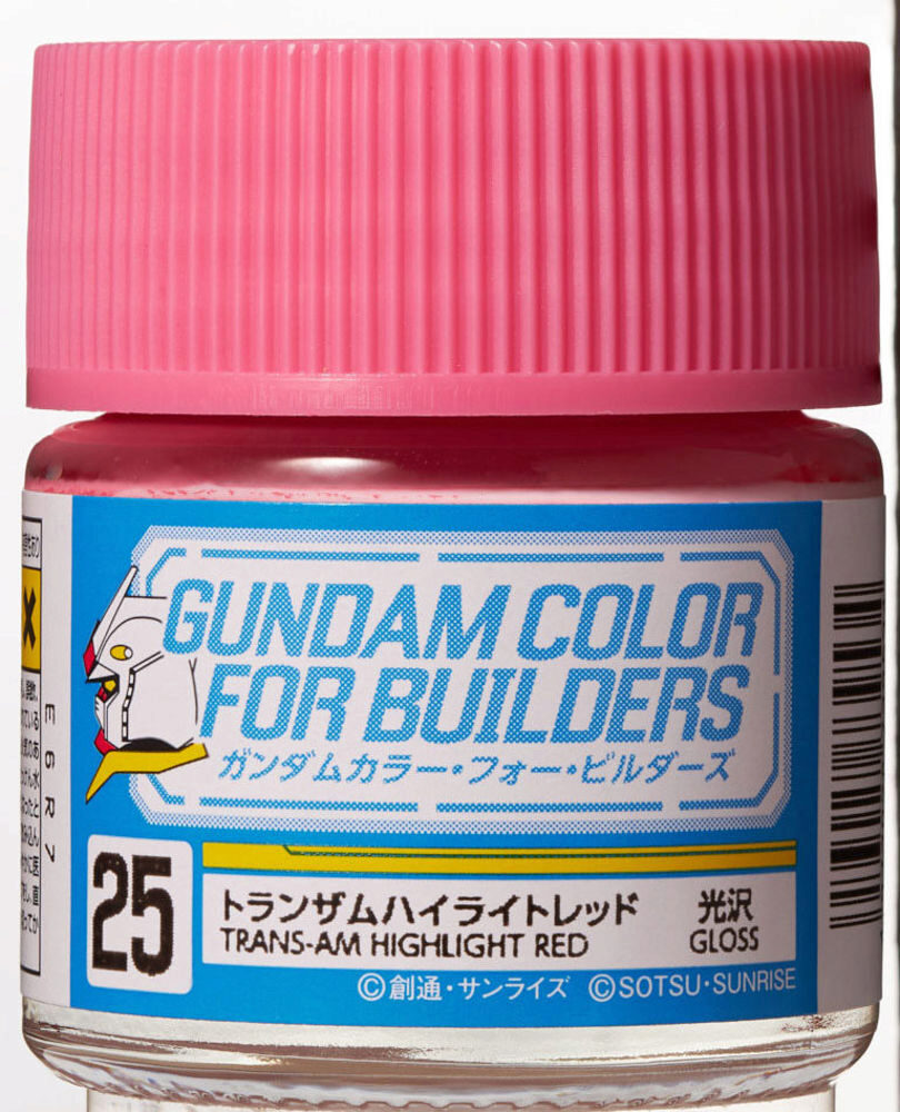Mr Hobby - Gunze UG-25 Gundam Color For Builders (10ml) TRANS-AM HIGHLIGHT RED