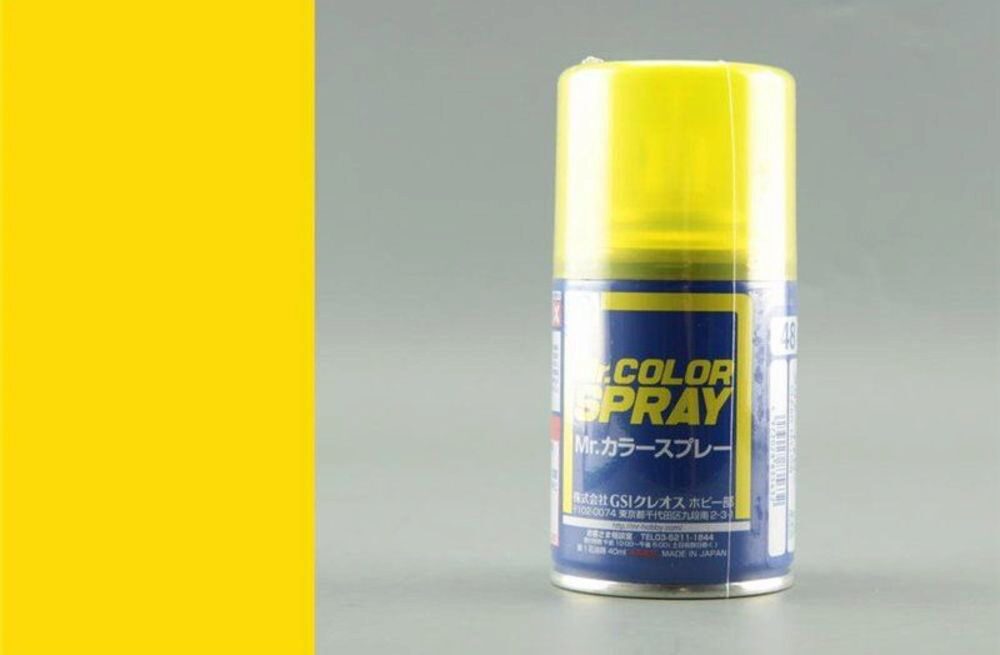 Mr Hobby - Gunze S-048 Mr. Color Spray (100 ml) Clear Yellow glänzend