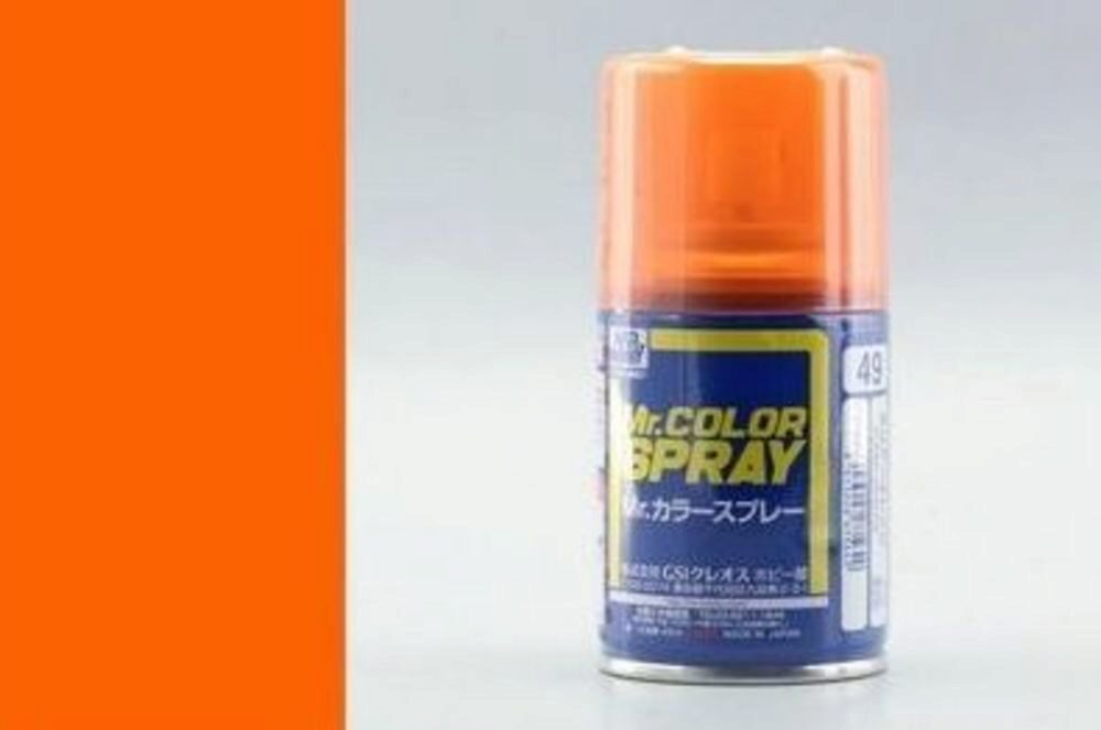 Mr Hobby - Gunze S-049 Mr. Color Spray (100 ml) Clear Orange glänzend