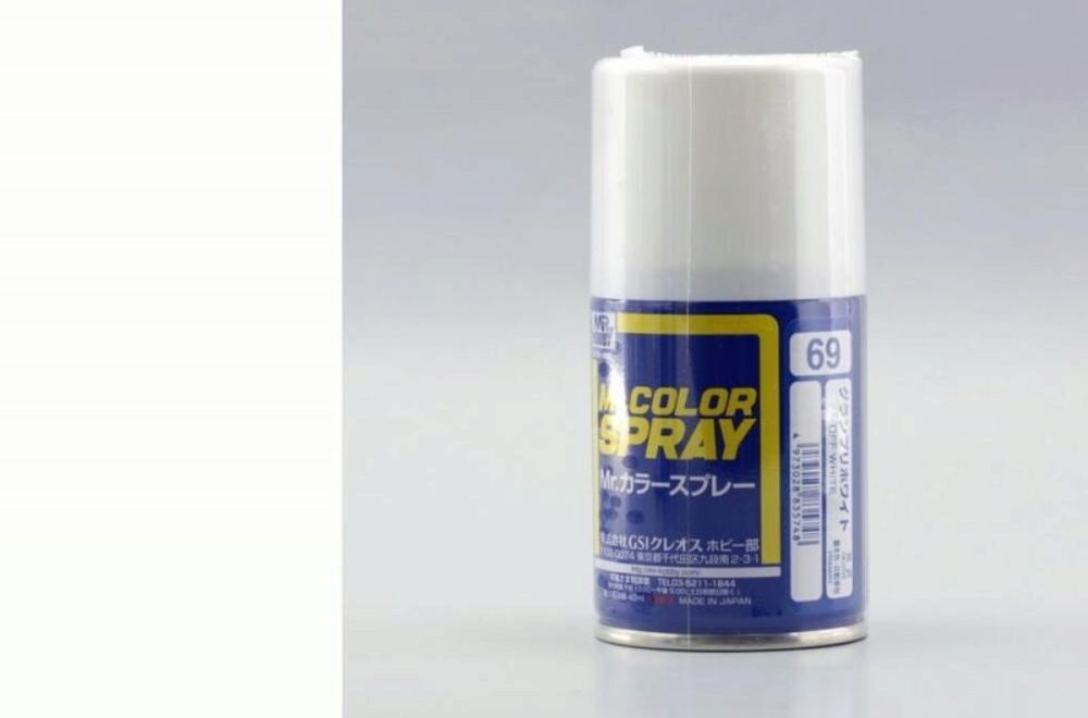 Mr Hobby - Gunze S-069 Mr. Color Spray (100 ml) Off White glänzend