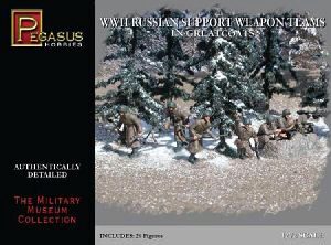 Pegasus 957274 1/72 WW II: Russische Unterstützungs-Truppen in Wintermäntel