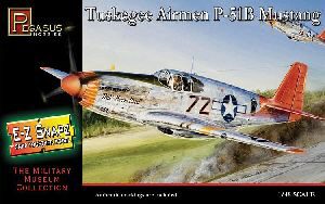 Pegasus 958404 1/48 P-51B Mustang Tuskegee Airmen