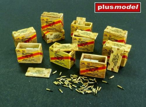 Plus model AL4083 US ammunition boxes with cartons of charges