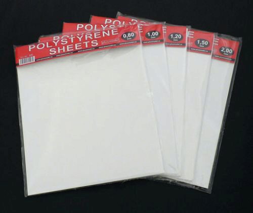 Plus model 527 Polystyrene sheets big 1,0mm