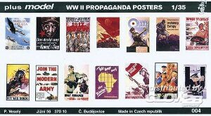Plus model 4 Propaganda Poster Gemischt Deutsch, Englisch, USA, Russisch.