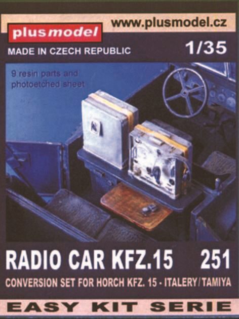 Plus model 251 Funkwagen Kfz. 15 für Tamiya Bausatz
