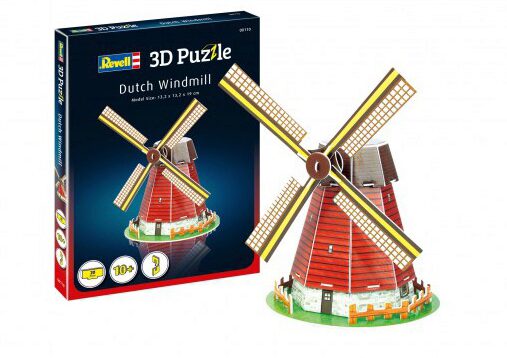 Revell 00110 Dutch Windmill Mini 3D Puzzle