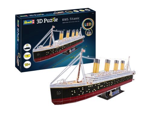 Revell 00154 3D-Puzzle RMS Titanic LED