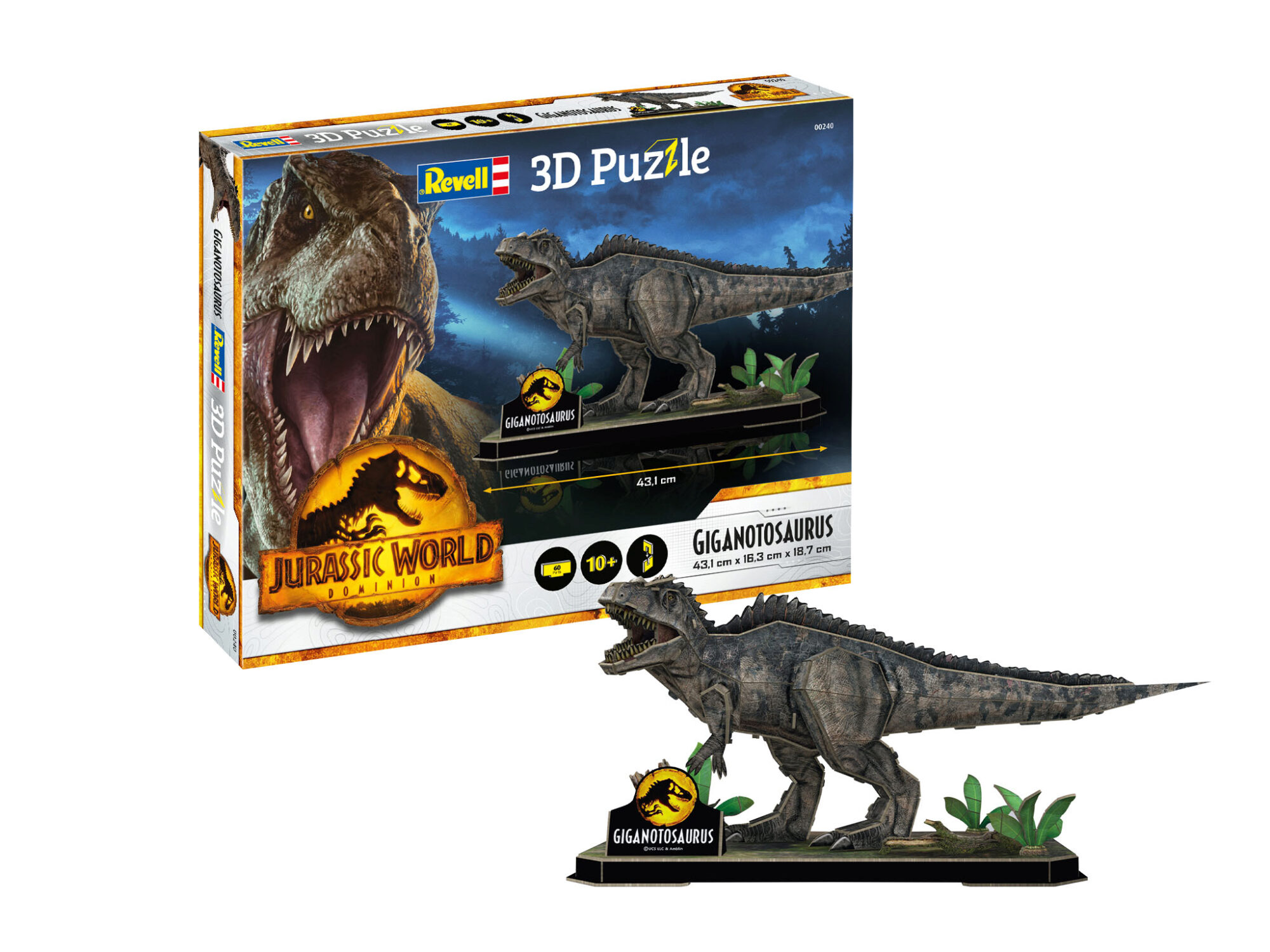 Revell 00240 3D-Puzzle Jurassic World- Giganotosaurus