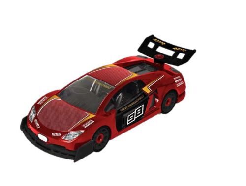 Revell 00835 Junior Kit Pull Back Racing Car, rot