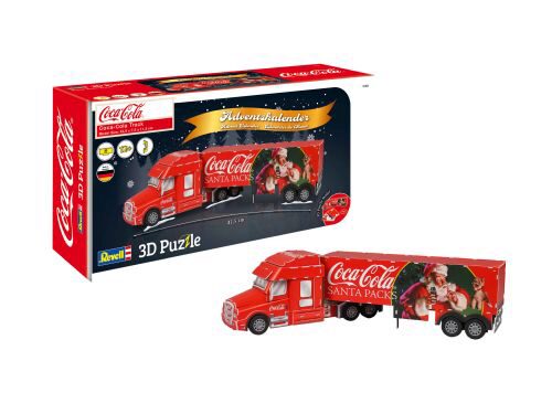Revell 01041 Adventskalender Coca Cola Truck  3D-Puzzle