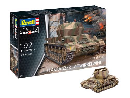 Revell 03267 AA Tank IV Wirbelwind (2 cm Flak 38)