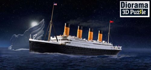 Revell 05599 Gift Set RMS Titanic + 3D Puzzle (Iceberg)