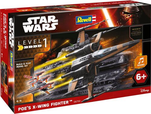 Revell 06750 Star Wars Poe's X-wing Fighter Build & Play