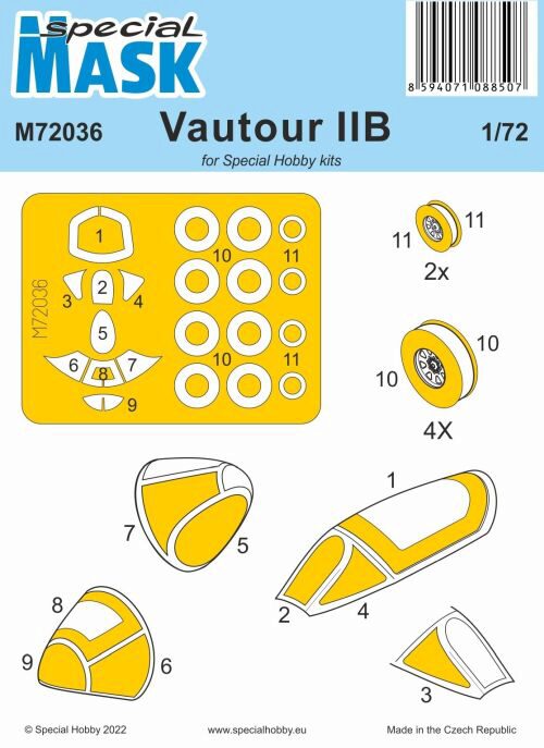 Special Hobby M72036 Vautour IIB MASK
