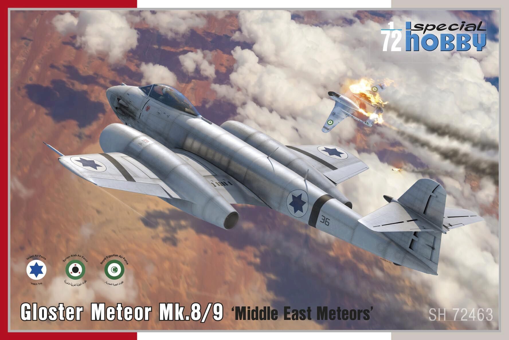 Special Hobby SH72463 Gloster Meteor Mk.8/9 Middle East Meteors