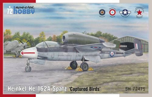Special Hobby 100-SH72475 Heinkel He 162A Spatz Captured Birds