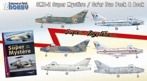 Special Hobby SH72417 SMB-2 Super Mystere Duo Pack & Book