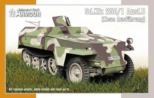 Special Hobby SA72005 Sd.Kfz 250/1 Ausf.B (Neue Ausführung) 1/72