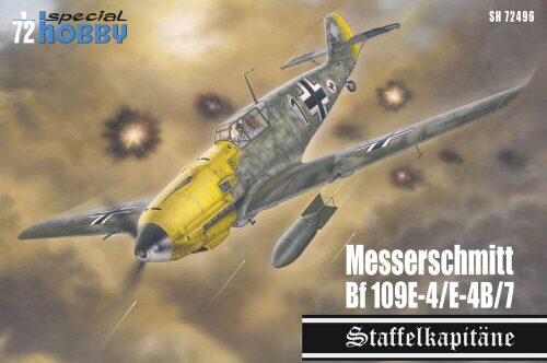 Special Hobby 100-SH72496 Messerschmitt Bf 109E-4/7 Staffelkapitäne