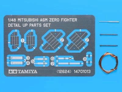 Tamiya 12624 Aetzteile Mitsubishi Zero Fighter