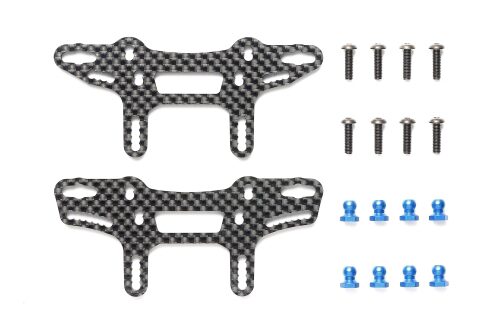TAMIYA 47521 XM-01 Carbon Damper Stays (Front &amp  Rear)