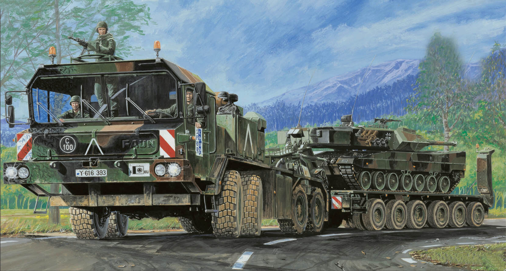 Trumpeter  00203 1/35 FAUN SLT-56 Panzer-Trans