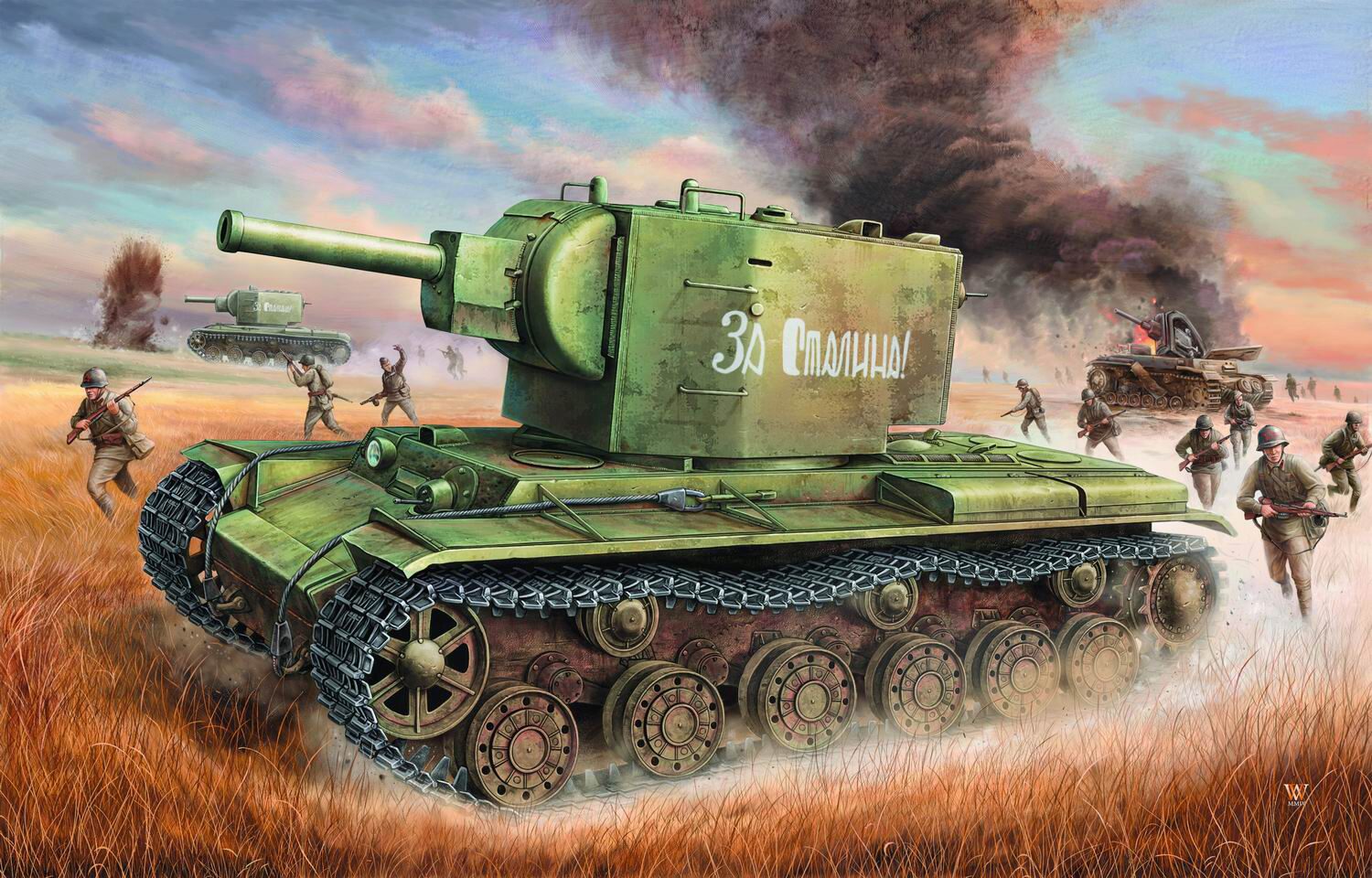 Trumpeter  00312 1/35 KV-2 Tank