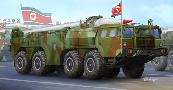 Trumpeter 01058 DPRK Hwasong-5 short-range tactical ballixtic missile
