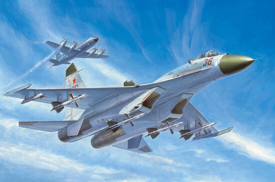 Trumpeter  01661 1/72 Su-27 Early Type Fighter