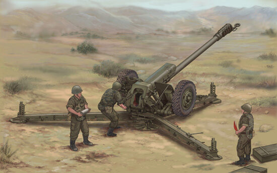Trumpeter  02329 1/35 D30 122 mm Howitzer, Späte Version