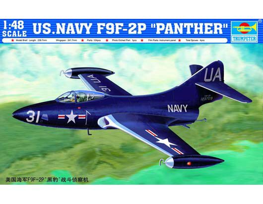Trumpeter 02833 F9F-2P ''Phanter'' US Navy