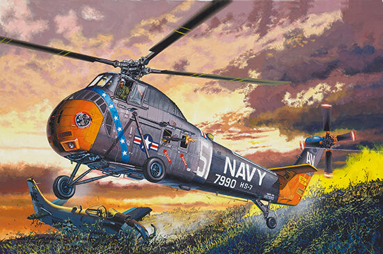 Trumpeter 02882 H-34 US NAVY RESCUE - Re-Edition