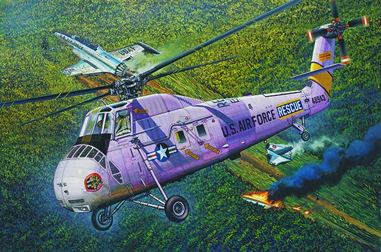 Trumpeter 02884 HH-34J USAF Combat Rescue - Re-Edition