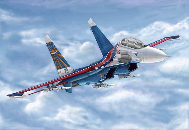 Trumpeter 03916 1/144 Su-27UB Flanker C