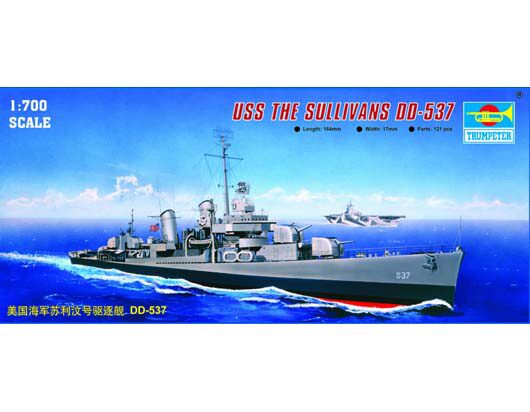 Trumpeter 05731 USS The Sullivans DD-537