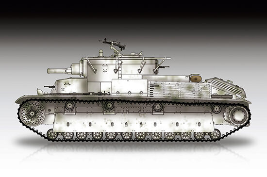 Trumpeter 07151 Soviet T-28 Medium Tank (Riveted)