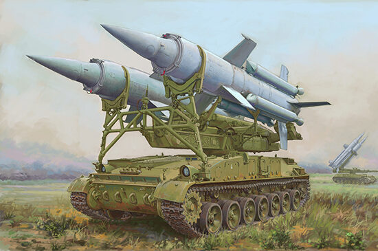 Trumpeter 07178 Soviet 2K11A TEL w/9M8M Missile Krug-a(SA-4 Ganef)