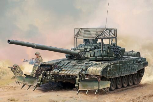 Trumpeter 09609 Russian T-72B1 with KTM-6 & Grating Armour