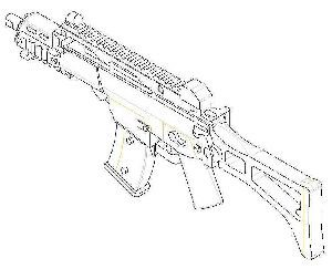 Trumpeter  00515 1/35 Small Arms: G36C (4 Guns
