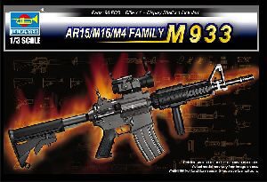 Trumpeter  01917 1/3 Small Arms: AR15/M16/M4 F