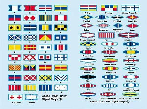 Trumpeter  06630 1/200 WW II Signalflaggen