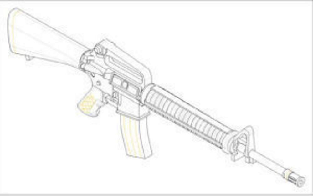 Trumpeter 00502 AR15/M16/M4 FAMILY-M16A2 (6 units)