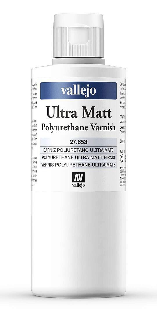 Vallejo 27653 Polyurethan-Lack, Ultra Matt,